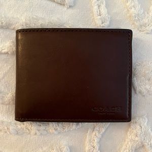 Brown Leather Men’s Coach Wallet